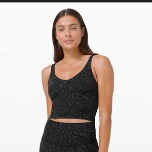 Lululemon align tank size 6 wild thing camp deep coal multi